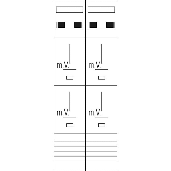ABN Zählerplatz 3Pkt 4Z Z29740